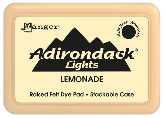 Adirondack Dye Ink Light Lemonade tampone per francobolli 8x5cm