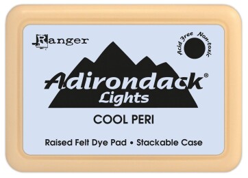 Adirondack Dye Ink Light Cool Peri stamp pad 8x5cm
