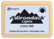 Adirondack Tinta de socorro Light Cool Peri almohadilla para sellos 8x5cm