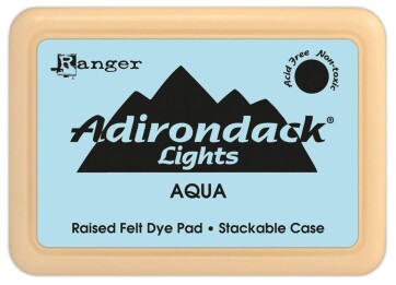 Adirondack Dye Ink Light Aqua stamp pad 8x5cm