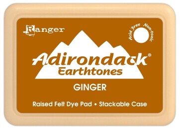 Adirondack Dye Ink Earthtone Ginger stamp pad 8x5cm