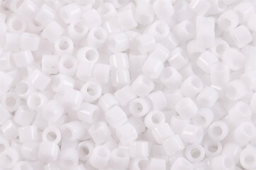 DBM0200 White Miyuki Delica 10/0 Japanese cylinder beads...