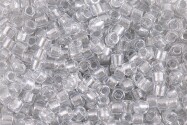 DBM0271 Sparkling Silver Gray Lined Crystal Miyuki Delica 10/0 Perle di cilindro giapponese 2,2mm 5g