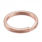 Edelstahl Schlüsselring Ø30mm rose gold