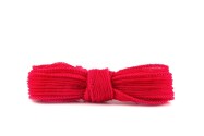 Handmade silk ribbon Crinkle Crêpe Poppy Red 20mm wide