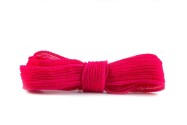Handgefertigtes Seidenband Crinkle Crêpe Cerise 1m