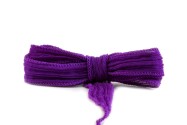Handmade silk ribbon Crinkle Crêpe Dark Purple 20mm wide