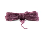 Handgefertigtes Seidenband Crinkle Crêpe Hellamethyst 20mm breit