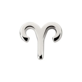 Pendant star sign Aries antique silver 12x14mm...