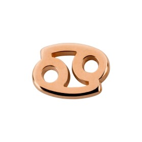 Pendant star sign Cancer rose gold 15x12mm (Ø2mm)...