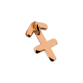 Anhänger Sternzeichen Sagittarius (Schütze) rosegold 9x15mm (Ø2mm) 24K rose vergoldet