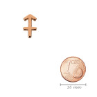Anhänger Sternzeichen Sagittarius (Schütze) rosegold 9x15mm (Ø2mm) 24K rose vergoldet