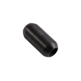 Chiusura magnetica nero in acciaio inox 18x7mm (ID 5mm)...