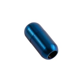 Edelstahl Magnetverschluss blau 18x7mm (ID 5mm)...