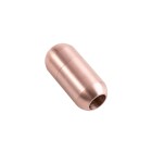 Fermeture magnétique or rose en acier inoxydable 18x7mm (ID 5mm) brossé