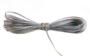 Metallic Macrame ribbon jewelry cord Ø1mm Multi Color