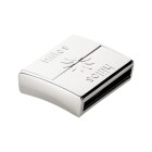 Hiilos Chiusura magnetica intercambiabile argento 22mm