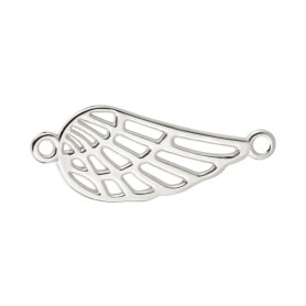Zamak pendant/connector Wing filigree antique silver...