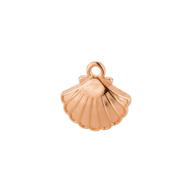 Zamak Hanger Schelp roségoud 15x12mm roséverguld