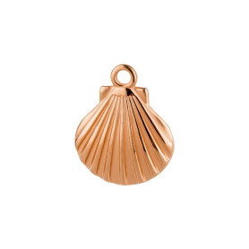 Zamak Hanger Schelp roségoud 16x17mm roséverguld