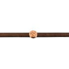 Zamak Schiebeperle Rund Engel rose gold ID 5x2mm 24K rose vergoldet