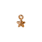 Mini Pendentif Étoile or rose 5mm plaqué or rose