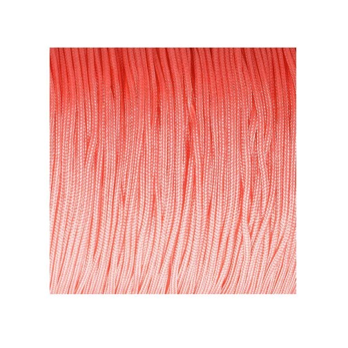 10mmacramé lint satijnkoord Ø0,8mm Zalm