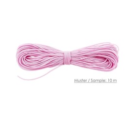 10m Macrame ribbon satin cord Ø0.8mm Old Pink