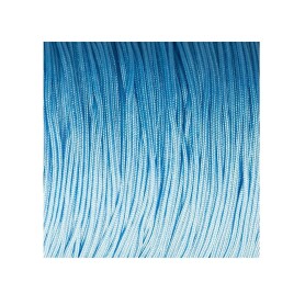 10m Macrame ribbon satin cord Ø0.8mm Light Blue
