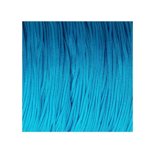 10m Macrame ribbon satin cord Ø0.8mm Turquoise