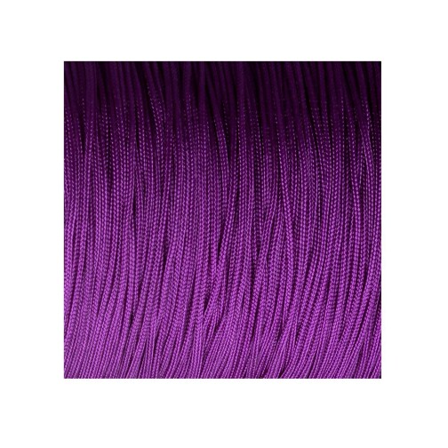 10m Macrame ribbon satin cord Ø0.8mm Purple