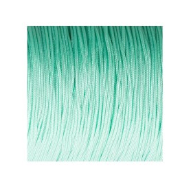 10m Macrame ribbon satin cord Ø0.8mm Mint Green
