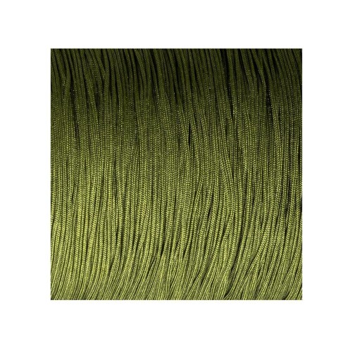 10m macramé satijnkoord Ø0,8mm Khaki