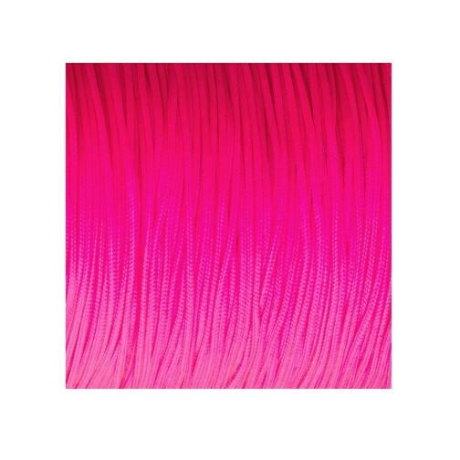 10m Ruban Macramé cordon satin Ø0,8mm Pink néon