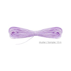 10m Macrame ribbon satin cord Ø0.5mm Aqua