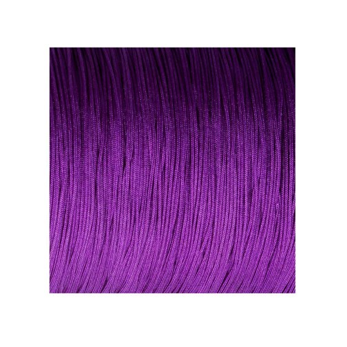 10m Cordón de satén de cinta de Macrame Ø0,5mm Púrpura