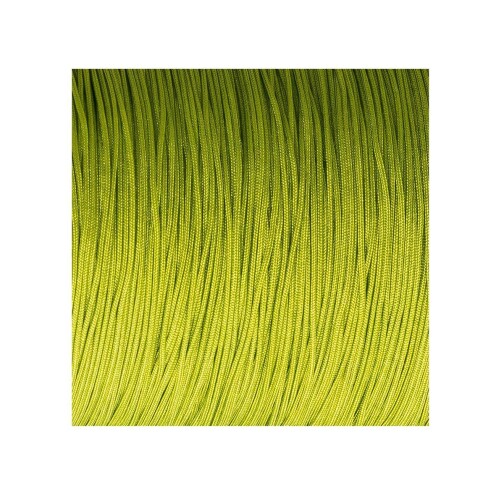 10m Nastro Macrame in corda di raso Ø0,5mm Giallo-verde