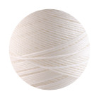 10m Linhasita® gewachstes Polyestergarn Offwhite Ø0,75mm für Makrameeschmuck
