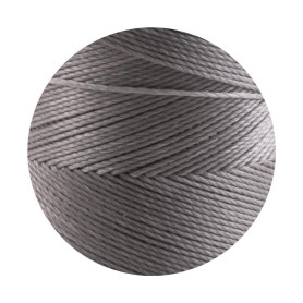 10m Linhasita® gewachstes Polyestergarn Grau...