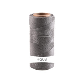 228m Linhasita® gewachstes Polyestergarn Grau...