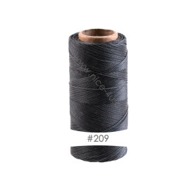 228m Linhasita® gewachstes Polyestergarn Anthrazit...