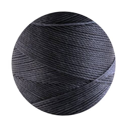 Linhasita® Waxed Polyester Yarn Dark Grey Ø0,75mm 10m