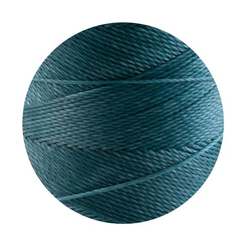 Linhasita® Waxed Polyester Yarn Emerald Ø0,75mm 10m