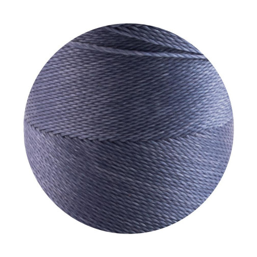 10m Linhasita® waxed polyester cord Dusty Blue Ø0,75mm for macramé jewelry