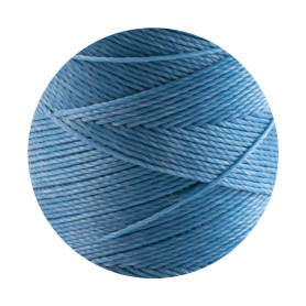 10m Linhasita® gewaxt polyesterkoord Middenblauw...