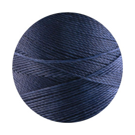 10m cordon polyester ciré Linhasita® Bleu...