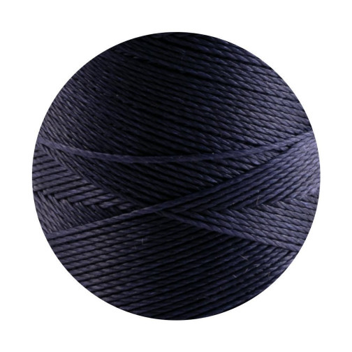 10m cordoncino in poliestere cerato Linhasita® Azzurro notte Ø0,75mm per gioielli macramè