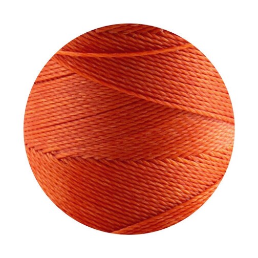 10m Linhasita® gewaxt polyestergaren Oranje Ø0,75mm