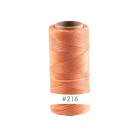 Linhasita® Fil Polyester Ciré Abricot Ø0,75mm 1 Rolle (228m)