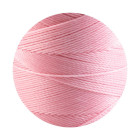 10m Linhasita® gewaxt polyesterkoord Lichtroze Ø0,75mm voor macramé sieraden